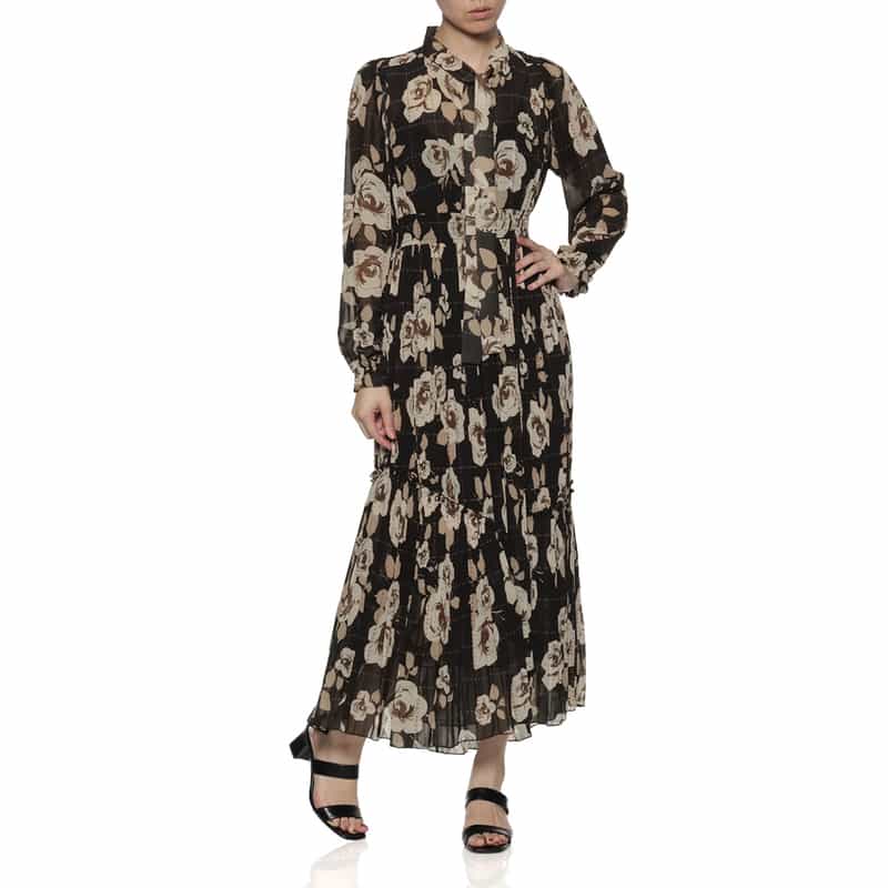 CORCOVADO CORCOVADO＜コルコバード＞ ボウタイロングドレス BLACK