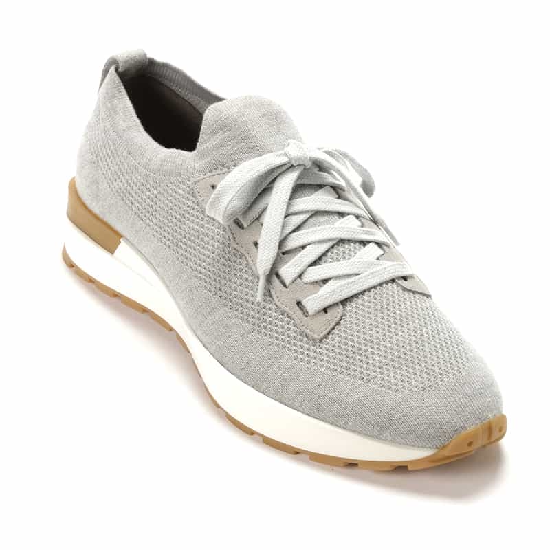 GRANSASSO GRANSASSO＜グランサッソ＞ ニットスニーカー GRAY
