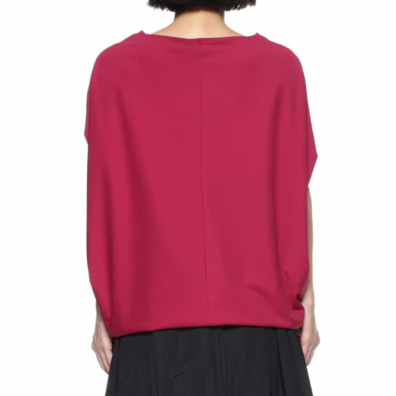 BARNEYS NEW YORK ウォッシャブル ボートネックカットソー PINK