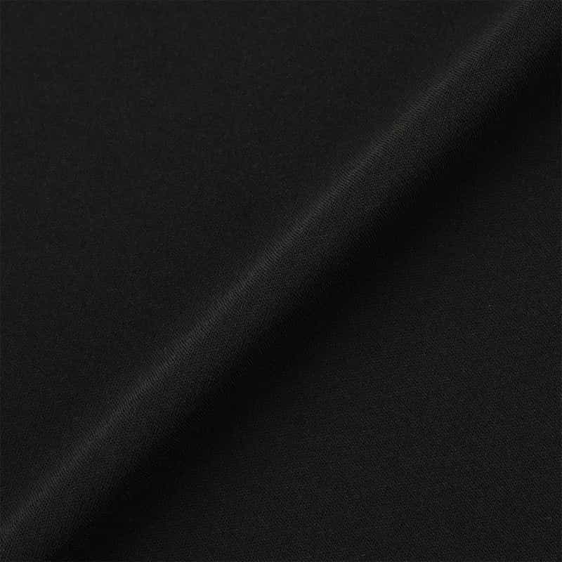 BARNEYS NEW YORK ウォッシャブル ギャザーロングドレス BLACK