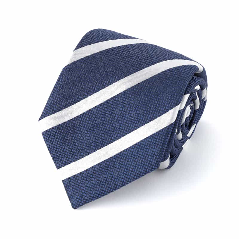 SEAWARD＆STEARN SEAWARD＆STEARN＜シーワード＆スターン＞ レジメンタル柄タイ BLUE