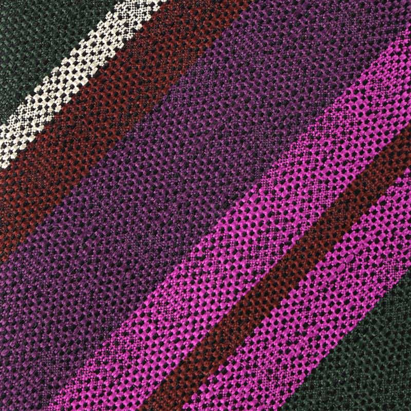 SEAWARD＆STEARN SEAWARD＆STEARN＜シーワード＆スターン＞ ストライプ柄タイ PURPLE