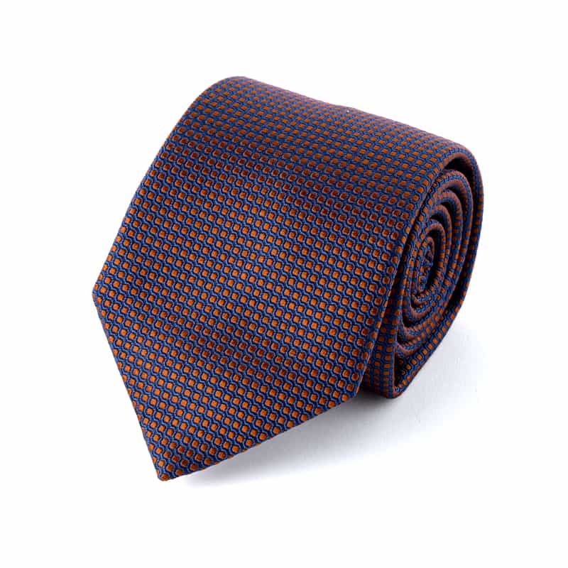 SEAWARD＆STEARN SEAWARD＆STEARN＜シーワード＆スターン＞ ジャガードタイ BROWN