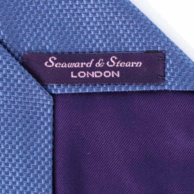 SEAWARD＆STEARN SEAWARD＆STEARN＜シーワード＆スターン＞ ソリッドタイ BLUE