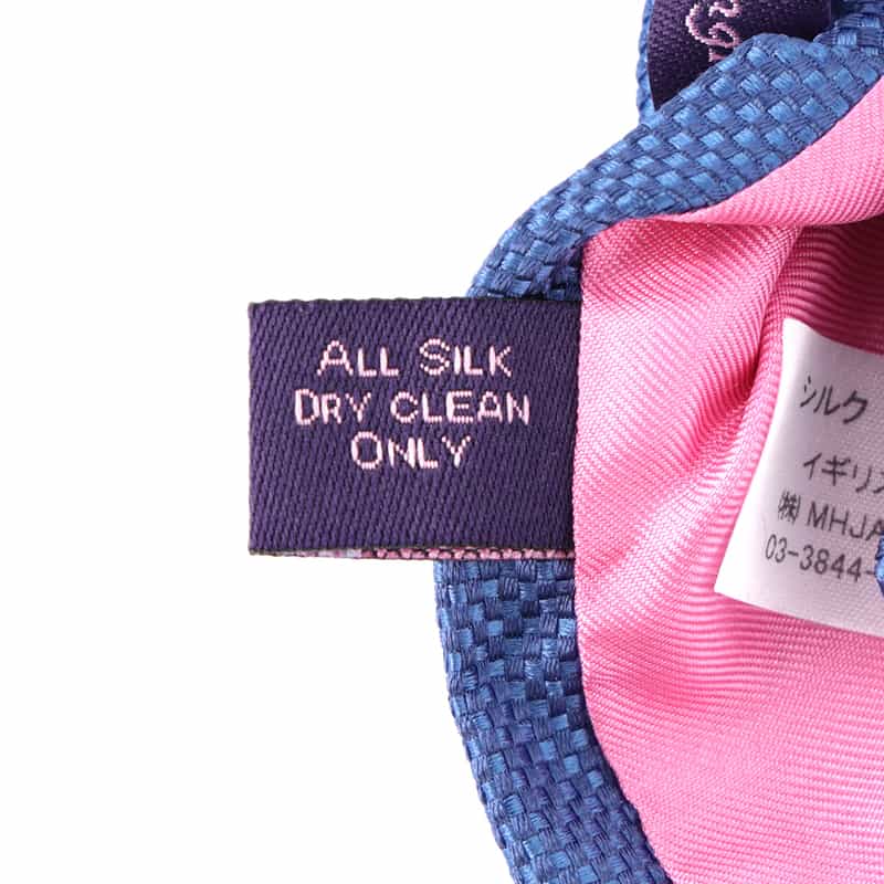 SEAWARD＆STEARN SEAWARD＆STEARN＜シーワード＆スターン＞ ソリッドタイ BLUE