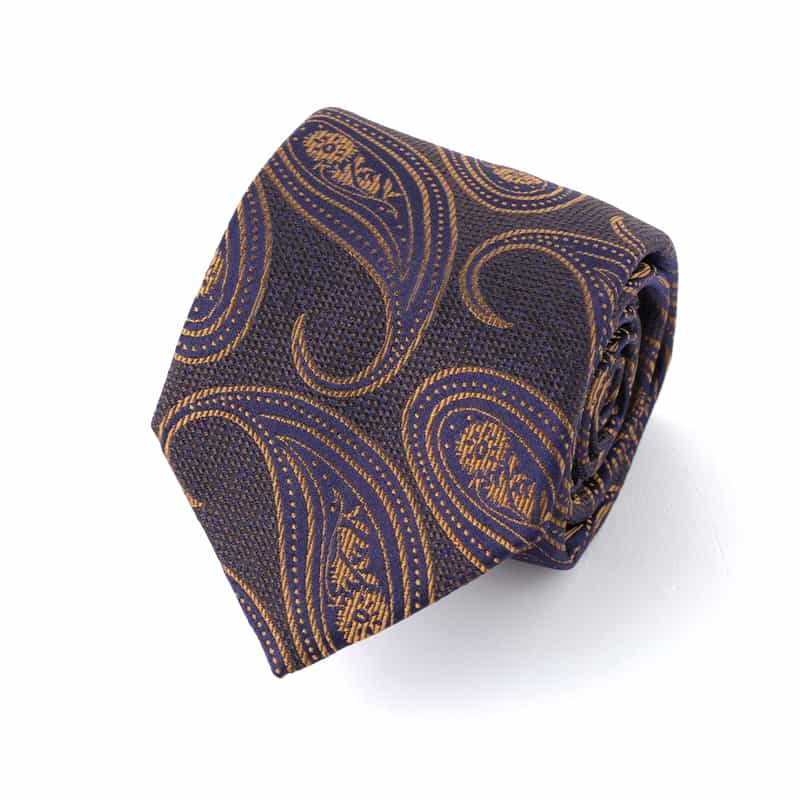 SEAWARD＆STEARN SEAWARD＆STEARN＜シーワード＆スターン＞ ペイズリー柄タイ NAVY