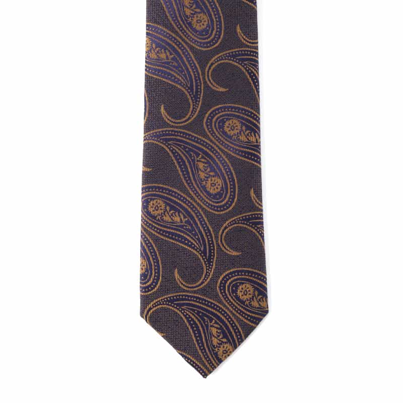 SEAWARD＆STEARN SEAWARD＆STEARN＜シーワード＆スターン＞ ペイズリー柄タイ NAVY