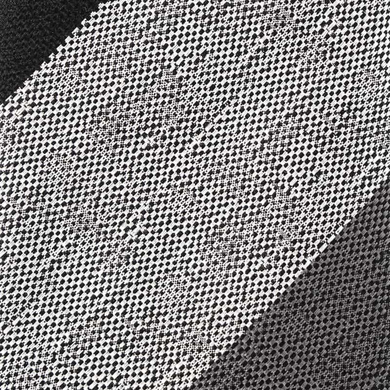 SEAWARD＆STEARN SEAWARD＆STEARN＜シーワード＆スターン＞ ストライプ柄タイ BLACK