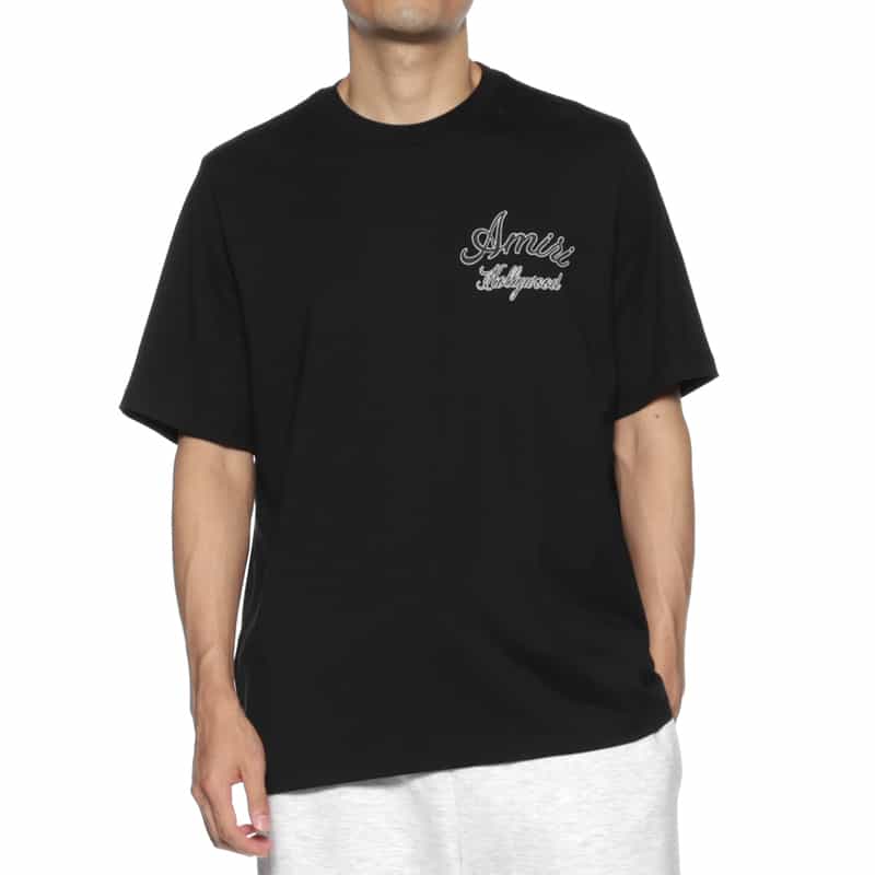 AMIRI AMIRI＜アミリ＞ ロゴ入りTシャツ BLACK