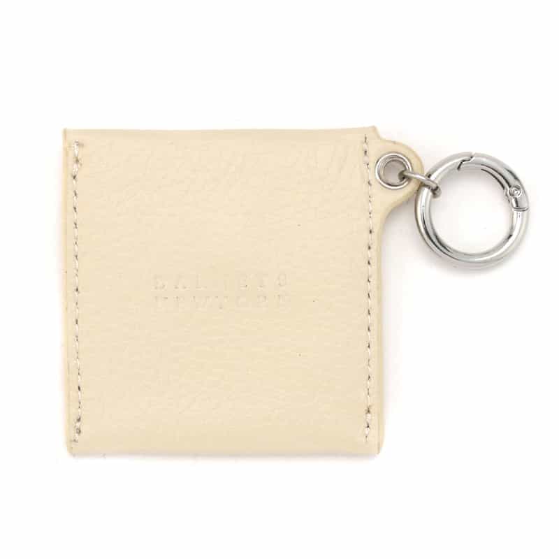 BARNEYS NEW YORK ショルダーベルト付ミニボストンバッグ WHITE