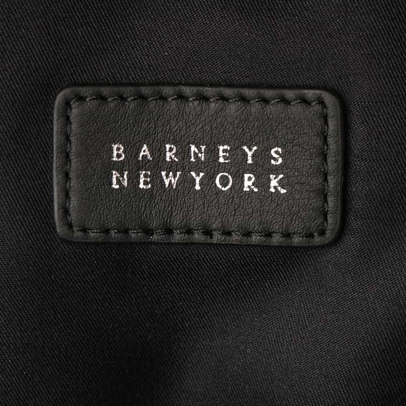 BARNEYS NEW YORK レザーバックパック BLACK