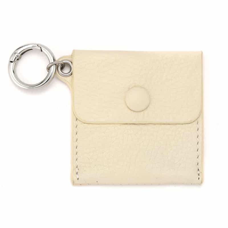 BARNEYS NEW YORK 縦型レザートートバッグ WHITE