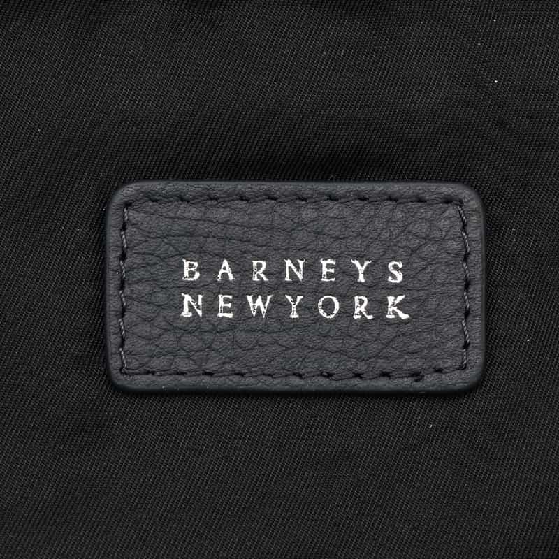 BARNEYS NEW YORK レザーバッグパック NAVY