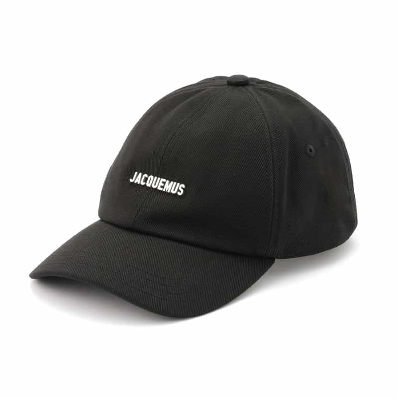 JACQUEMUS JACQUEMUS＜ジャックムス＞ ロゴ入りキャップ BLACK