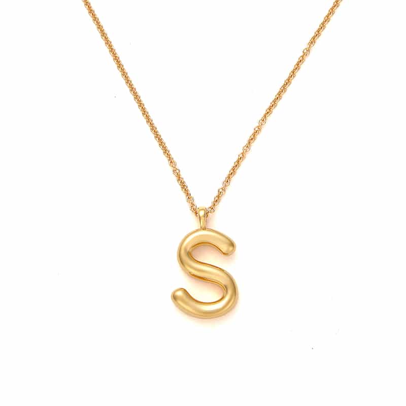 JOSEPHINE JOSEPHINE＜ジョセフィン＞ ネックレス "S" GOLD