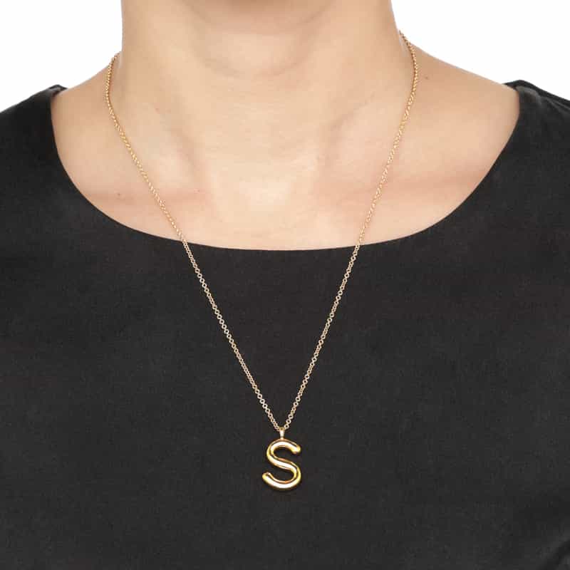 JOSEPHINE JOSEPHINE＜ジョセフィン＞ ネックレス "S" GOLD