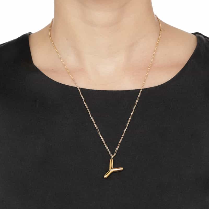 JOSEPHINE JOSEPHINE＜ジョセフィン＞ ネックレス "Y" GOLD