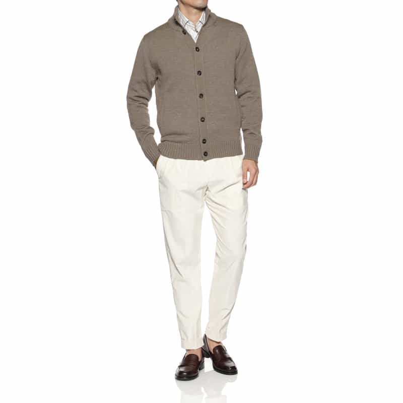 ZANONE ZANONE＜ザノーネ＞ ニットプルオーバー"CHIOTO" BEIGE