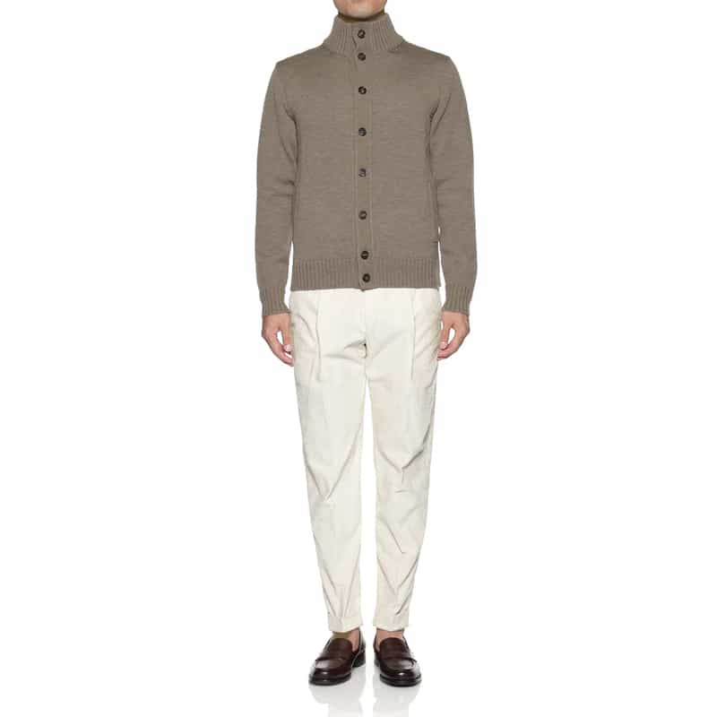 ZANONE ZANONE＜ザノーネ＞ ニットプルオーバー"CHIOTO" BEIGE