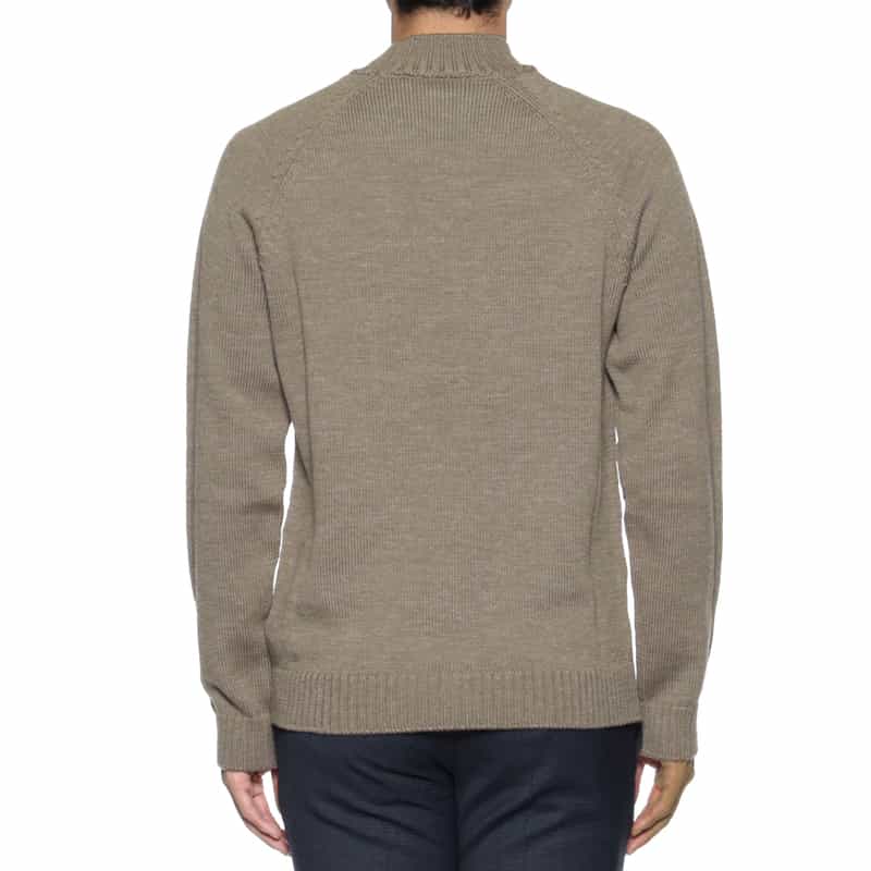 ZANONE ZANONE＜ザノーネ＞ モックネックニットプルオーバー BEIGE