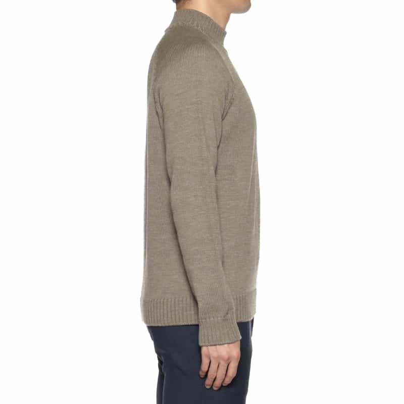 ZANONE ZANONE＜ザノーネ＞ モックネックニットプルオーバー BEIGE