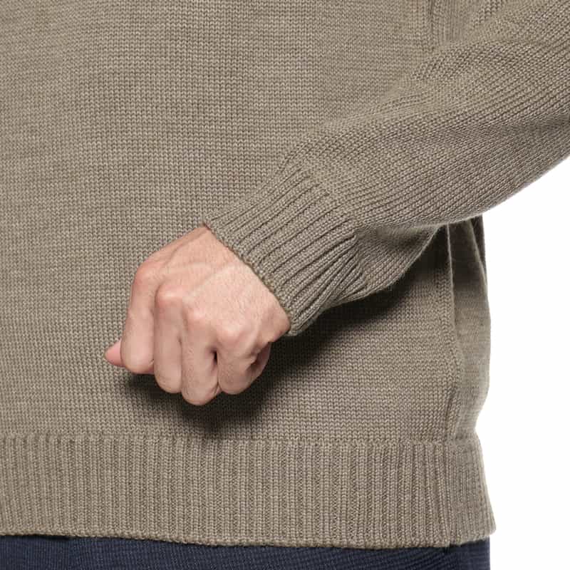 ZANONE ZANONE＜ザノーネ＞ モックネックニットプルオーバー BEIGE