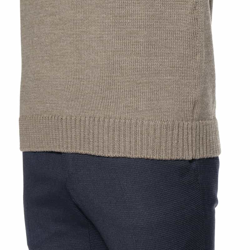 ZANONE ZANONE＜ザノーネ＞ モックネックニットプルオーバー BEIGE