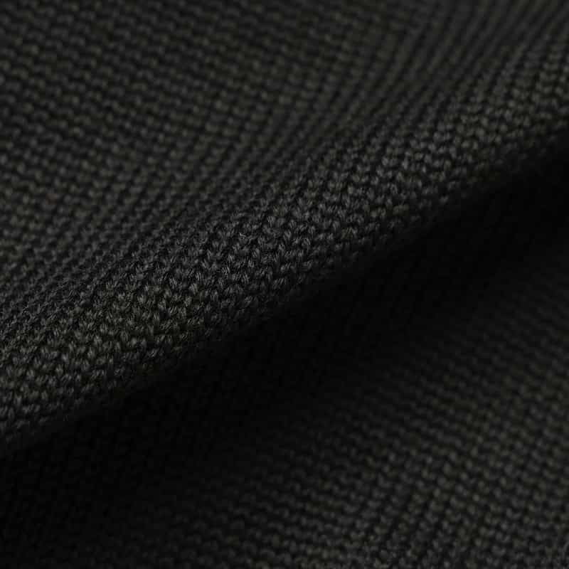 ZANONE ZANONE＜ザノーネ＞ モックネックニットプルオーバー BLACK