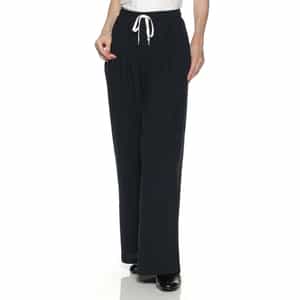 ウォッシャブル タック入りワイドパンツ