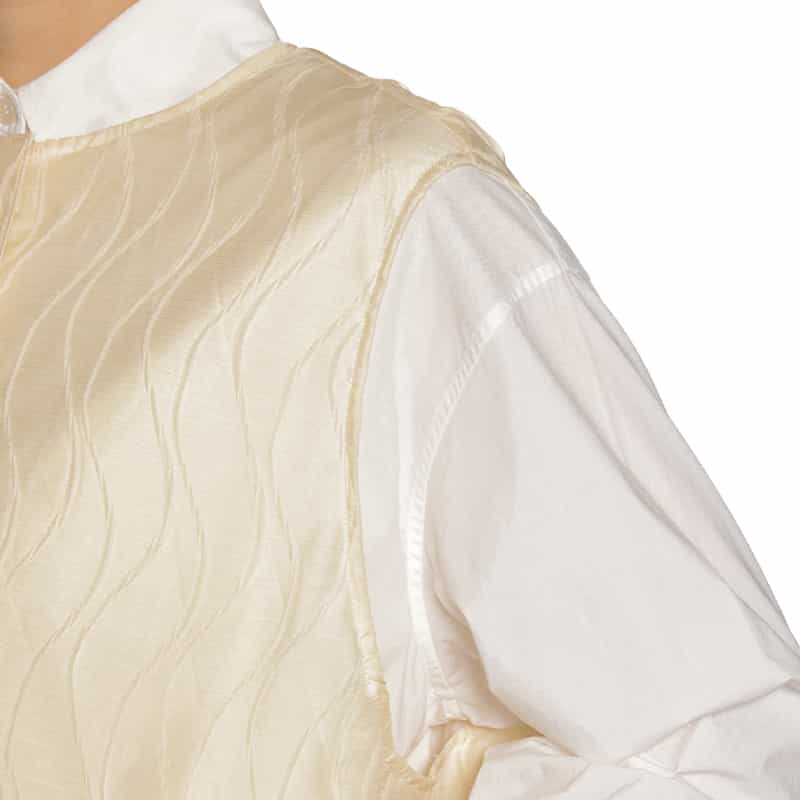 BARNEYS NEW YORK セットアップ ウォッシャブルベスト IVORY