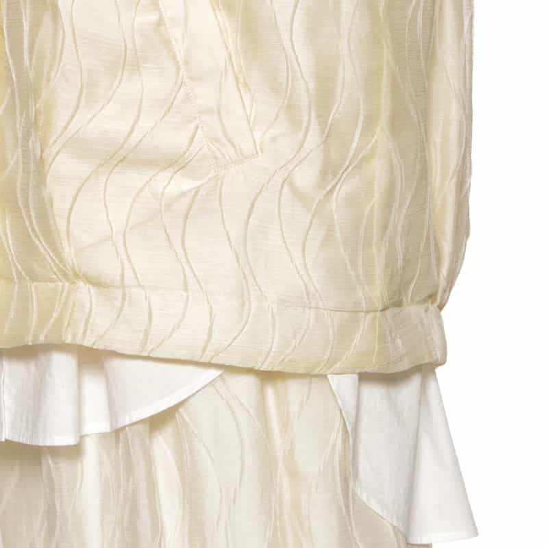 BARNEYS NEW YORK セットアップ ウォッシャブルベスト IVORY