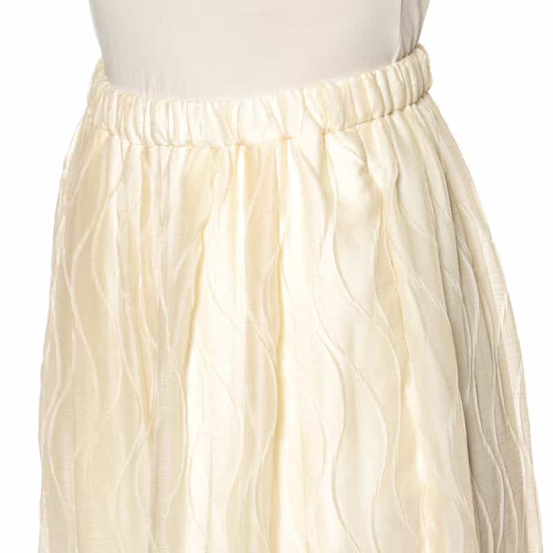 BARNEYS NEW YORK セットアップ ウォッシャブルワイドパンツ IVORY