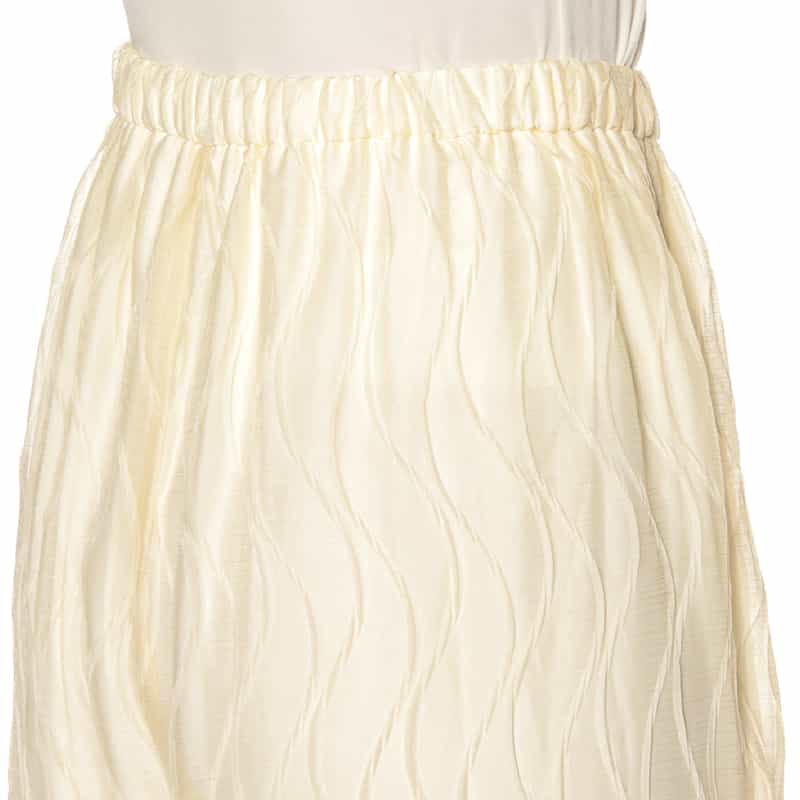 BARNEYS NEW YORK セットアップ ウォッシャブルワイドパンツ IVORY