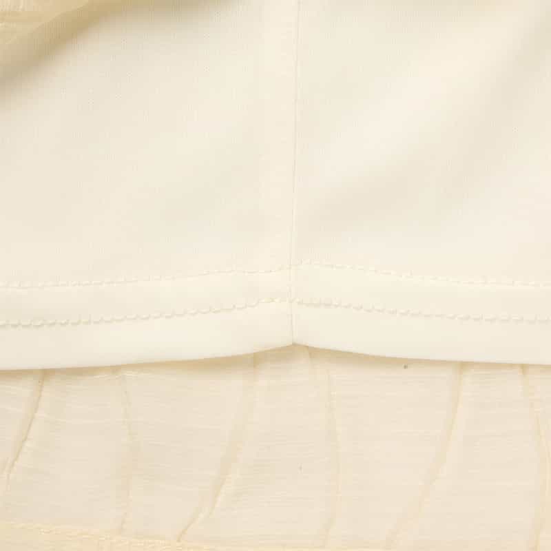 BARNEYS NEW YORK セットアップ ウォッシャブルワイドパンツ IVORY