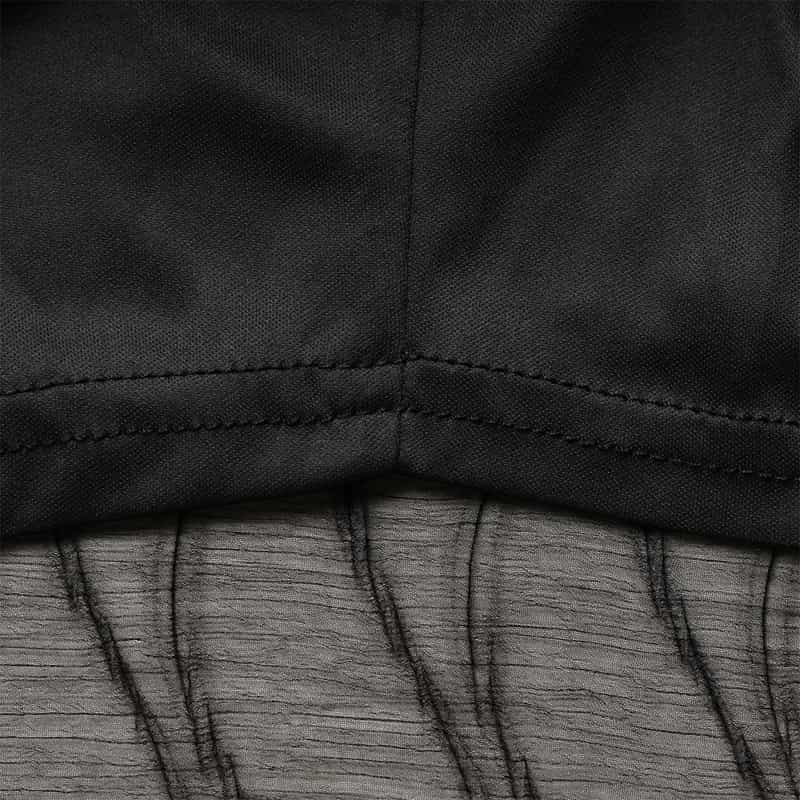 BARNEYS NEW YORK セットアップ ウォッシャブルワイドパンツ BLACK