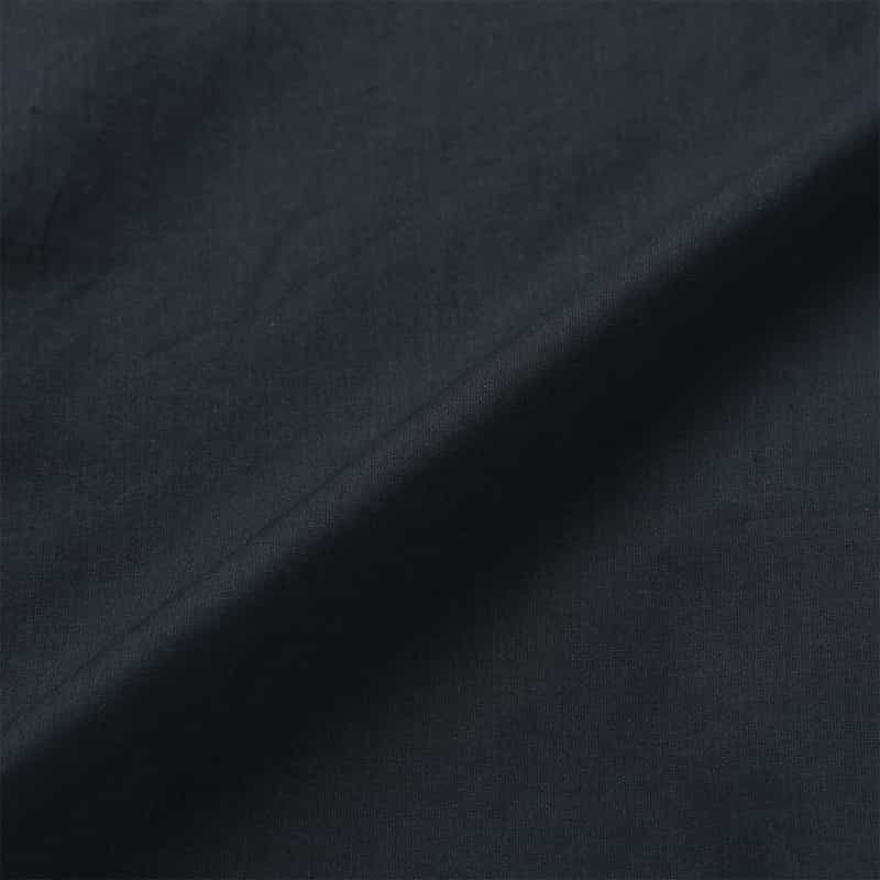 BARNEYS NEW YORK ウォッシャブル シアー素材ギャザーフレアブラウス NAVY