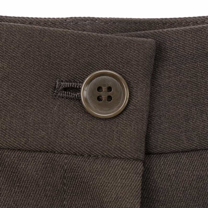 BARNEYS NEW YORK ウォッシャブル ハーフパンツ BROWN