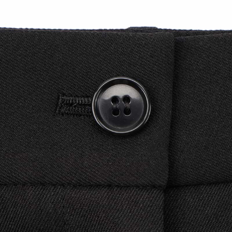 BARNEYS NEW YORK ウォッシャブル ハーフパンツ BLACK