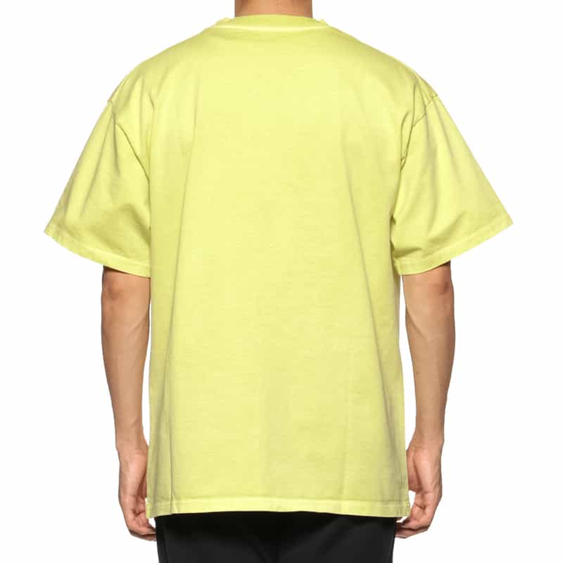 BARNEYS NEW YORK ヴィンテージ加工オーバーフィットTシャツ YELLOW