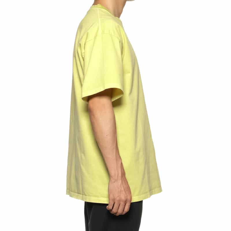 BARNEYS NEW YORK ヴィンテージ加工オーバーフィットTシャツ YELLOW