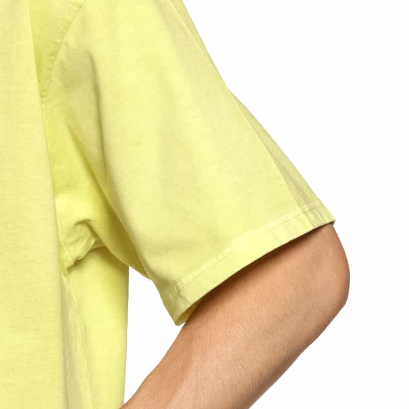 BARNEYS NEW YORK ヴィンテージ加工オーバーフィットTシャツ YELLOW