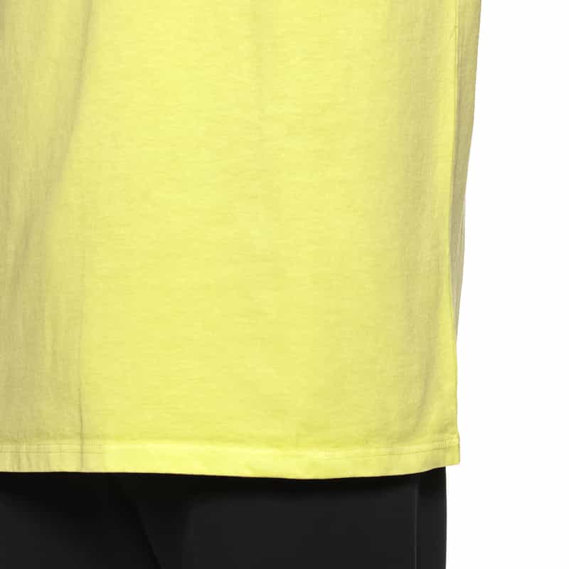 BARNEYS NEW YORK ヴィンテージ加工オーバーフィットTシャツ YELLOW