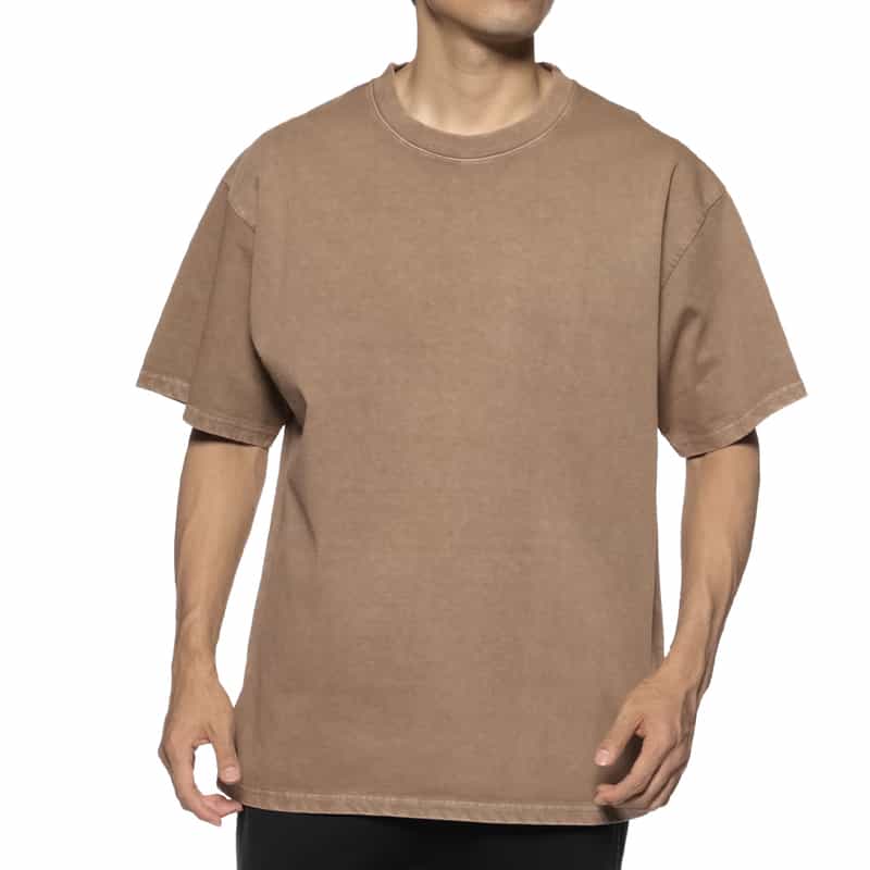 BARNEYS NEW YORK ヴィンテージ加工オーバーフィットTシャツ BROWN