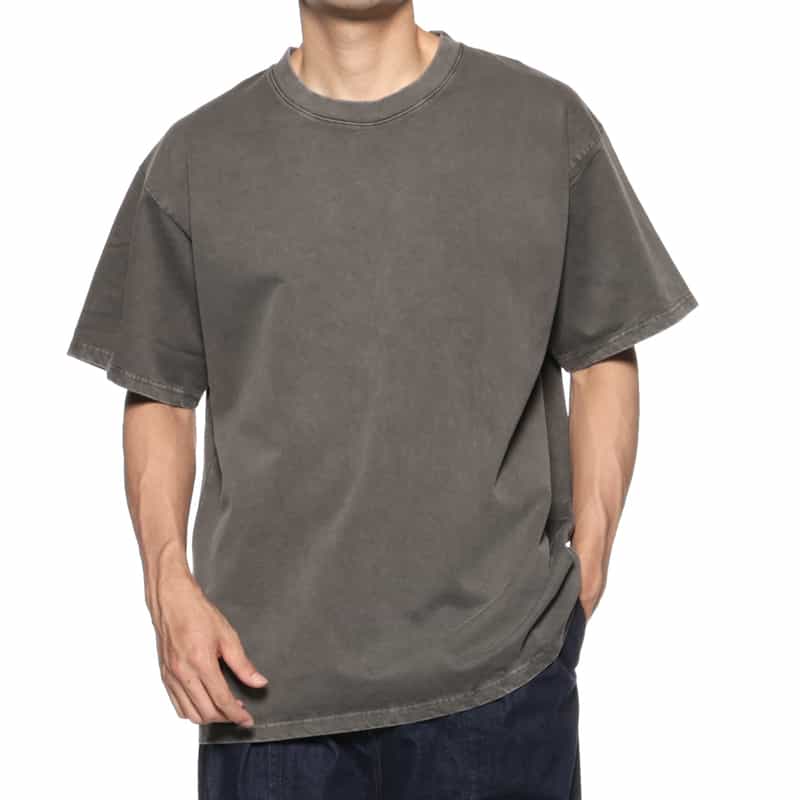 BARNEYS NEW YORK ヴィンテージ加工オーバーフィットTシャツ BLACK