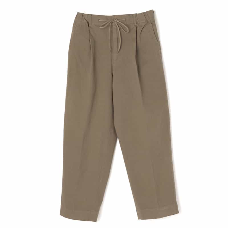 BARNEYS NEW YORK ストレッチイージーワイドパンツ BEIGE