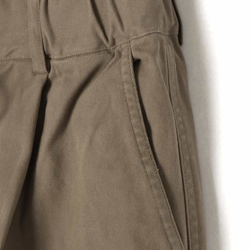 BARNEYS NEW YORK ストレッチイージーワイドパンツ BEIGE