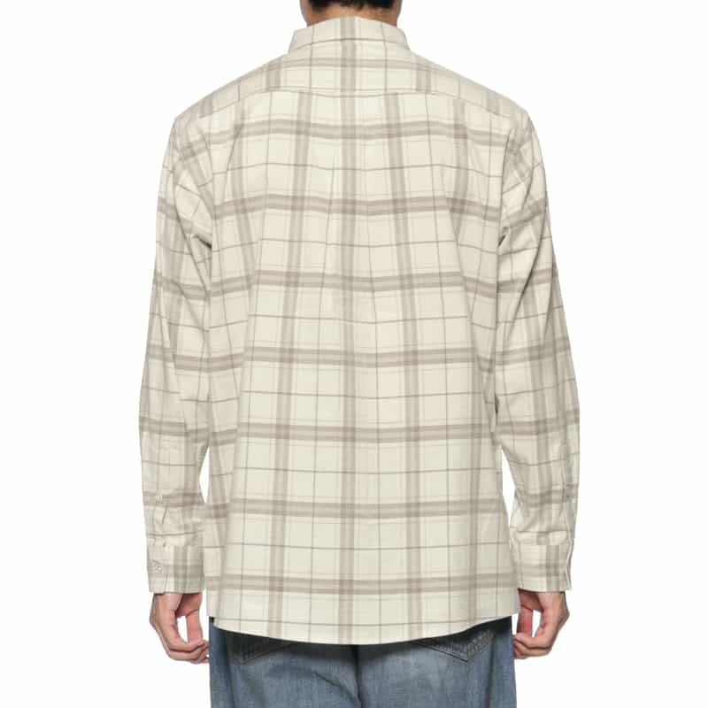 BARNEYS NEW YORK チェック柄シャツ WHITE