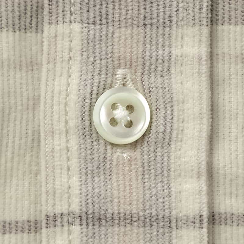 BARNEYS NEW YORK チェック柄シャツ WHITE