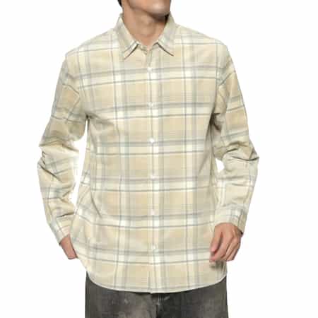 チェック柄シャツ