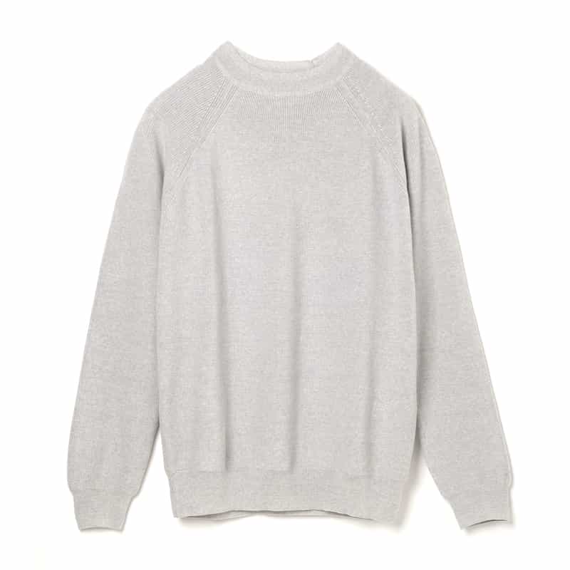 BARNEYS NEW YORK クルーネックニットプルオーバー GRAY
